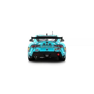 TOYOTA GR SUPRA GT4 EVO 2 A. MCINTOSH / P. THOMPSON BLUE 2025 OttO mobile 1:18 Resinemodell (Türen, Motorhaube... nicht zu öffnen!)